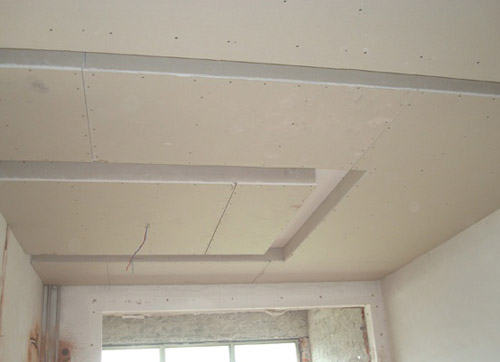 石膏板吊頂現場施工圖